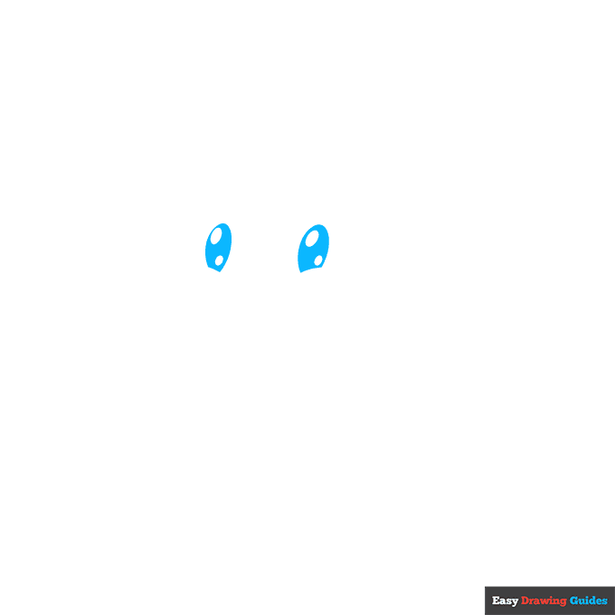 Cute Ghost step-by-step drawing tutorial: step 1