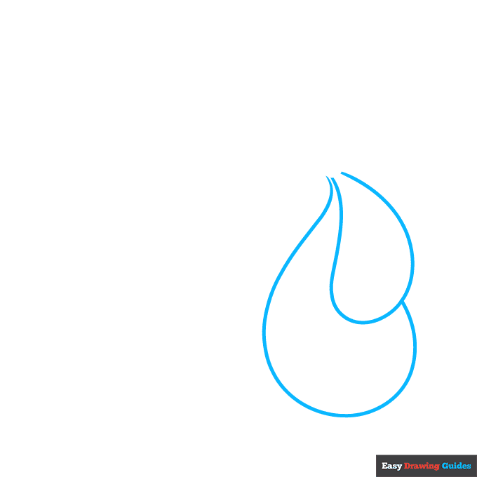 Earrings step-by-step drawing tutorial: step 1