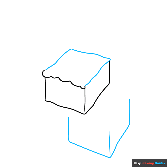 Easy Brownie step-by-step drawing tutorial: step 2