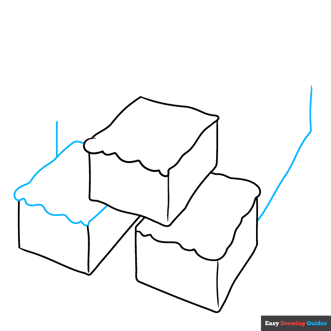 Easy Brownie step-by-step drawing tutorial: step 4