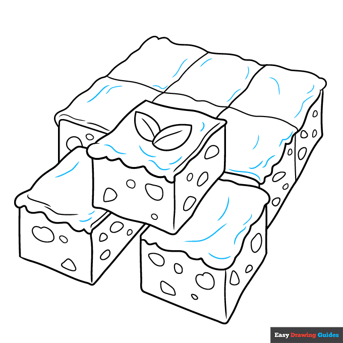 Easy Brownie step-by-step drawing tutorial: step 9