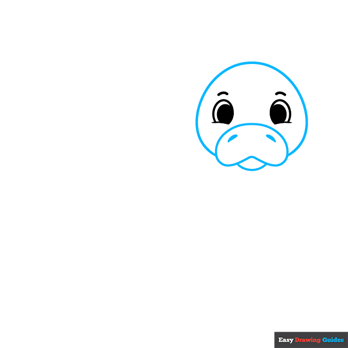 Easy Cow step-by-step drawing tutorial: step 2