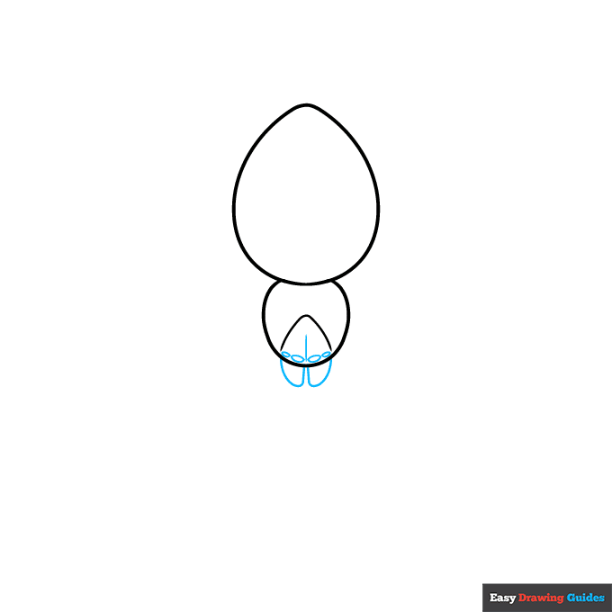 Easy Realistic Spider step-by-step drawing tutorial: step 2