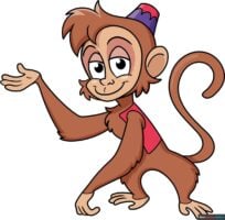 How to Draw Abu from Aladdin