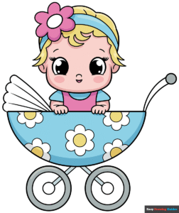 How to Draw an Easy Baby Girl Featured Image