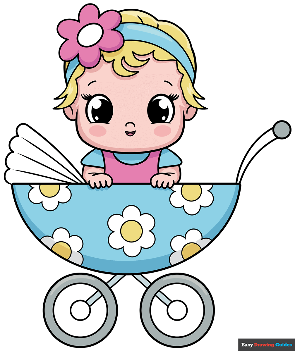 How to Draw an Easy Baby Girl Featured Image