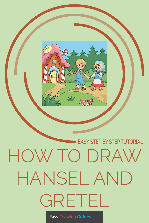 How to Draw Hansel and Gretel pinterest image