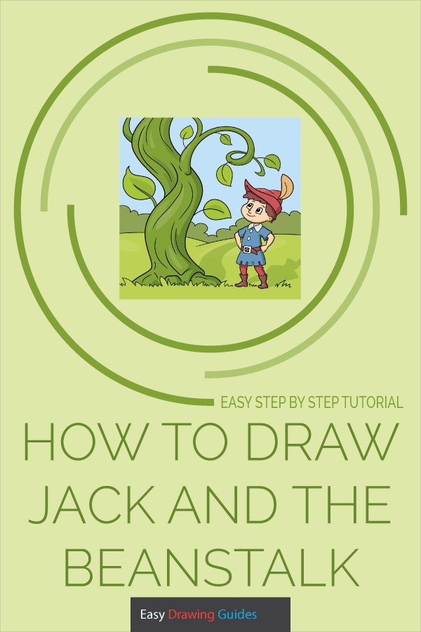 How to Draw Jack and the Beanstalk Pinterest Image