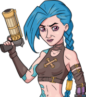 How to Draw Jinx from Arcane