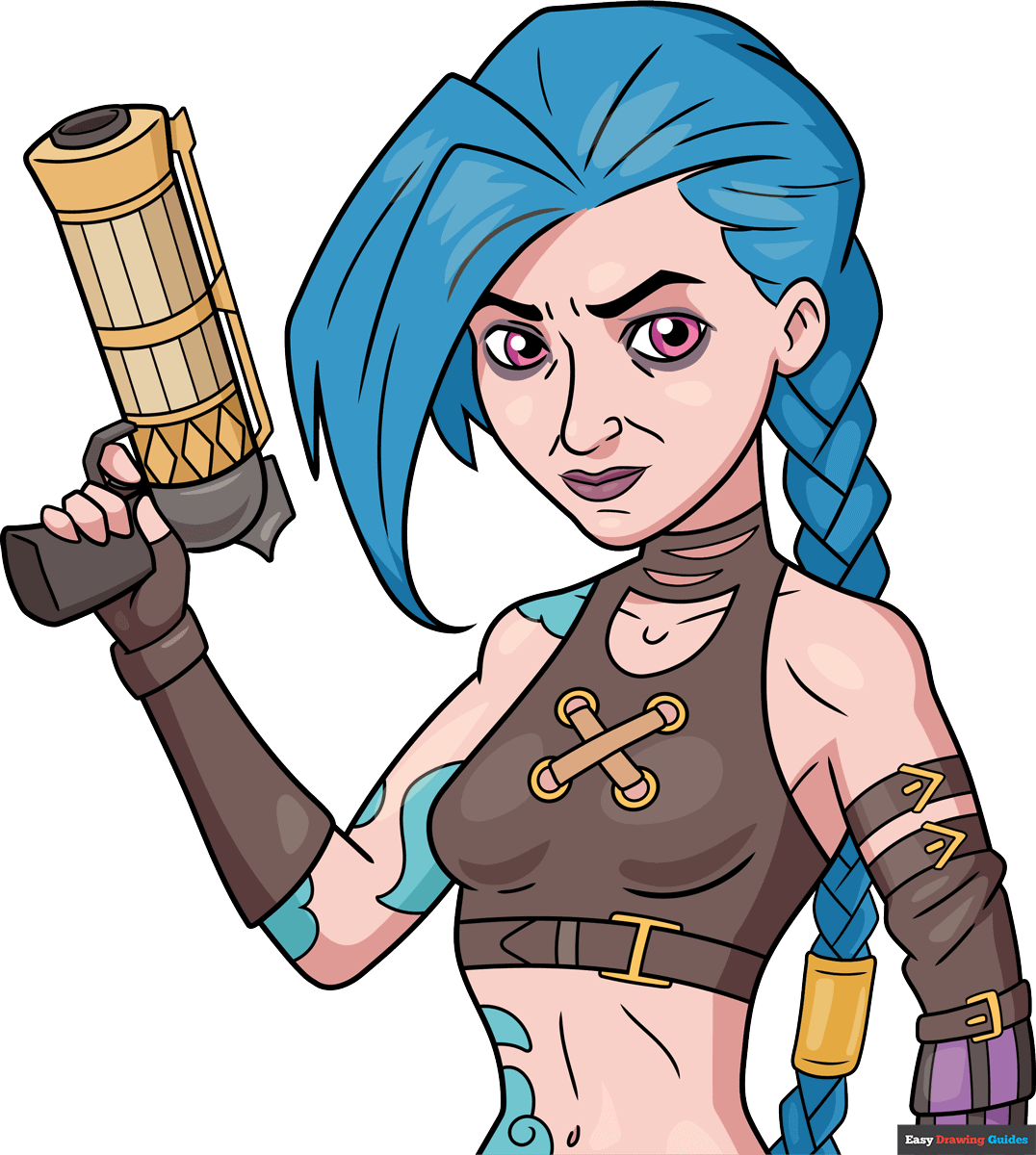 How to Draw Jinx from Arcane Featured Image