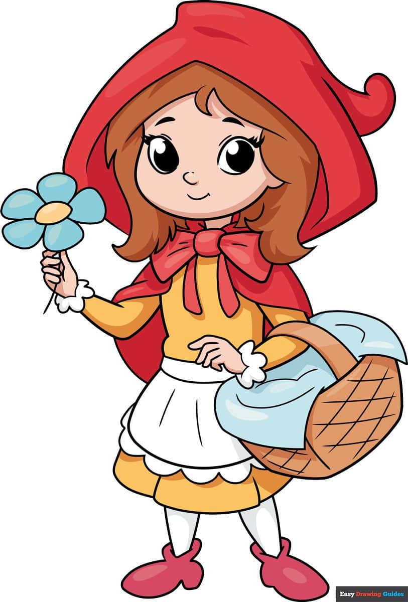 How to Draw Little Red Riding Hood Featured Image
