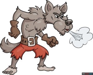 How to Draw the Big Bad Wolf Featured Image