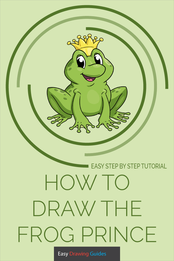 How to Draw the Frog Prince Pinterest Image