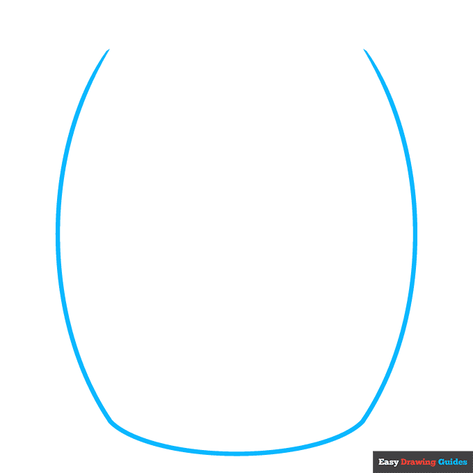 Barrel step-by-step drawing tutorial: step 1