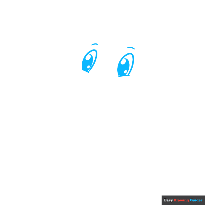 Cute Bird step-by-step drawing tutorial: step 1
