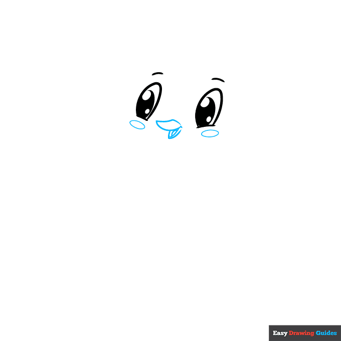 Cute Bird step-by-step drawing tutorial: step 22