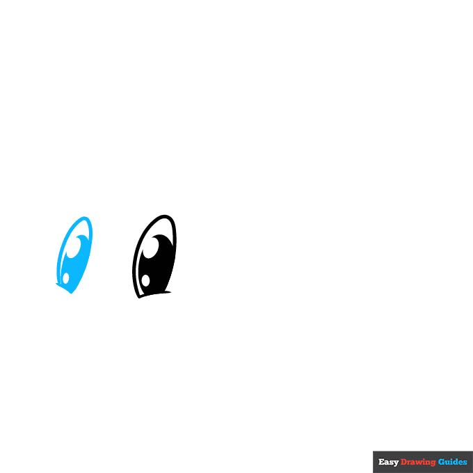 Cute Fish step-by-step drawing tutorial: step 2