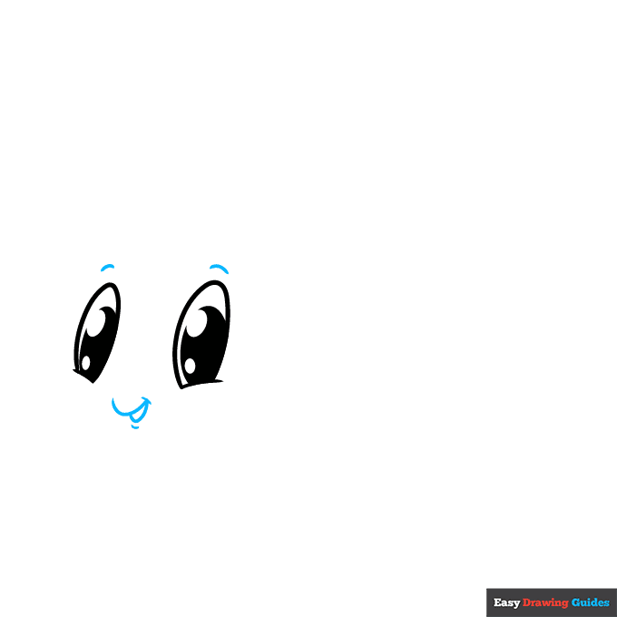 Cute Fish step-by-step drawing tutorial: step 3