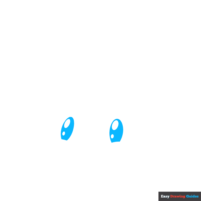 Cute Mushroom step-by-step drawing tutorial: step 1