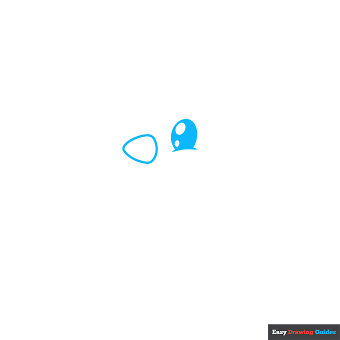Cute Snowman step-by-step drawing tutorial: step 1