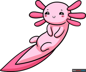How to Draw a Cute Axolotl Featured Image