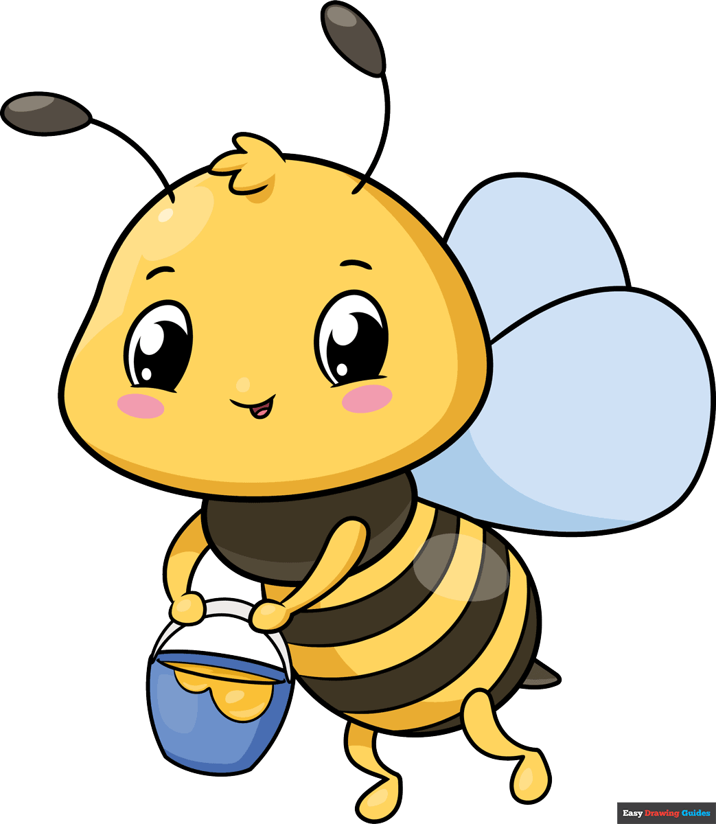 How to Draw a Cute Bee Featured Image