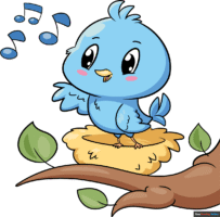 How to Draw a Cute Bird