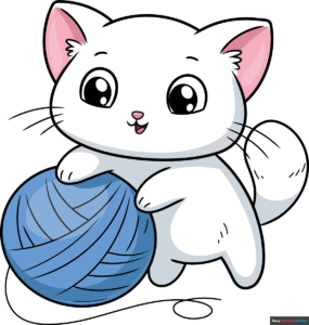 How to draw a Cute Cat Featured Image