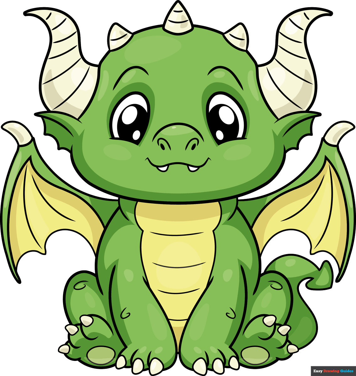 How to Draw a Cute Dragon Featured Image