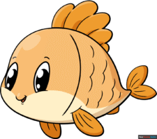 How to Draw a Cute Fish