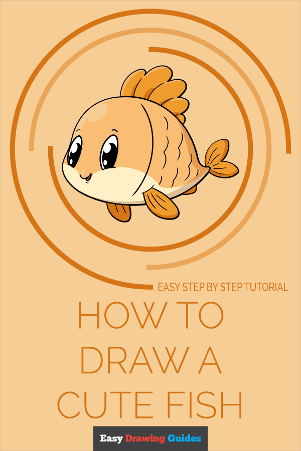 How to Draw a Cute Fish Pinterest Image