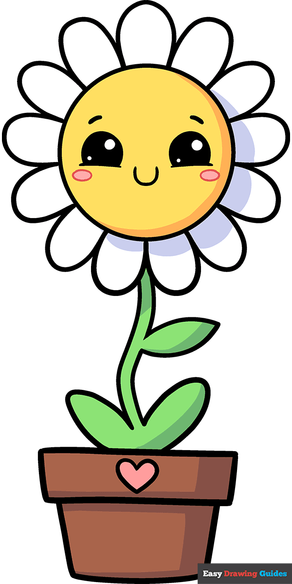 How to Draw a Cute Flower Featured Image