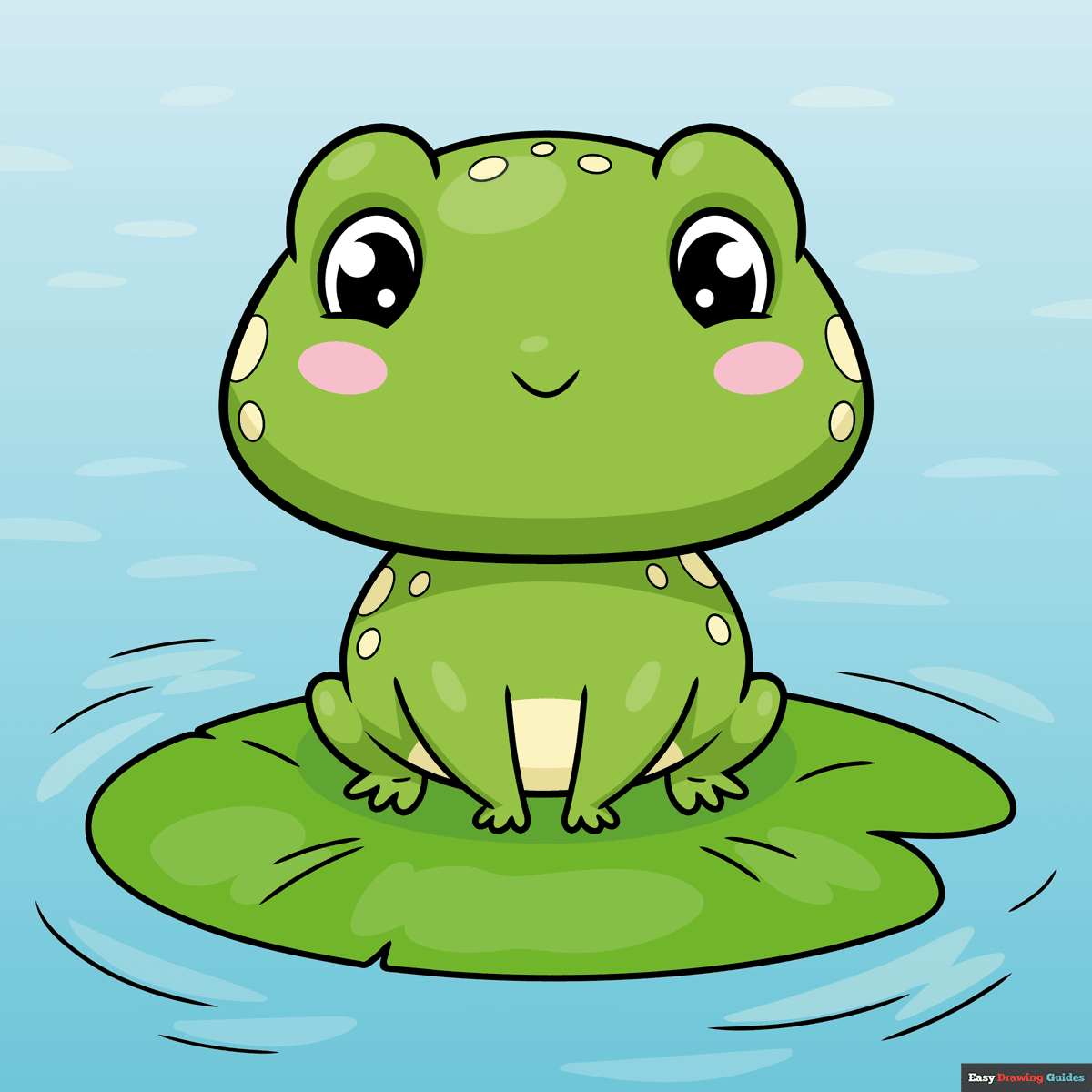 How to Draw a Cute Frog Featured Image