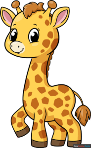 How to Draw a Cute Giraffe Featured Image