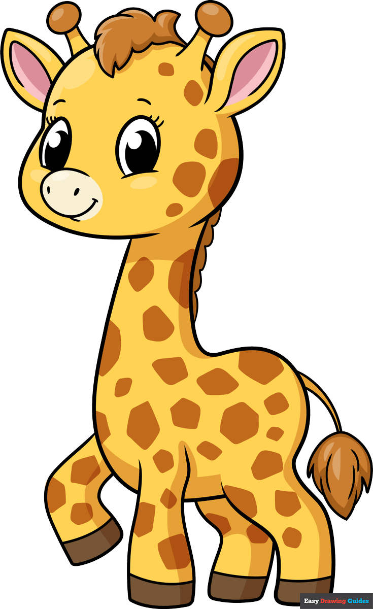 How to Draw a Cute Giraffe Featured Image