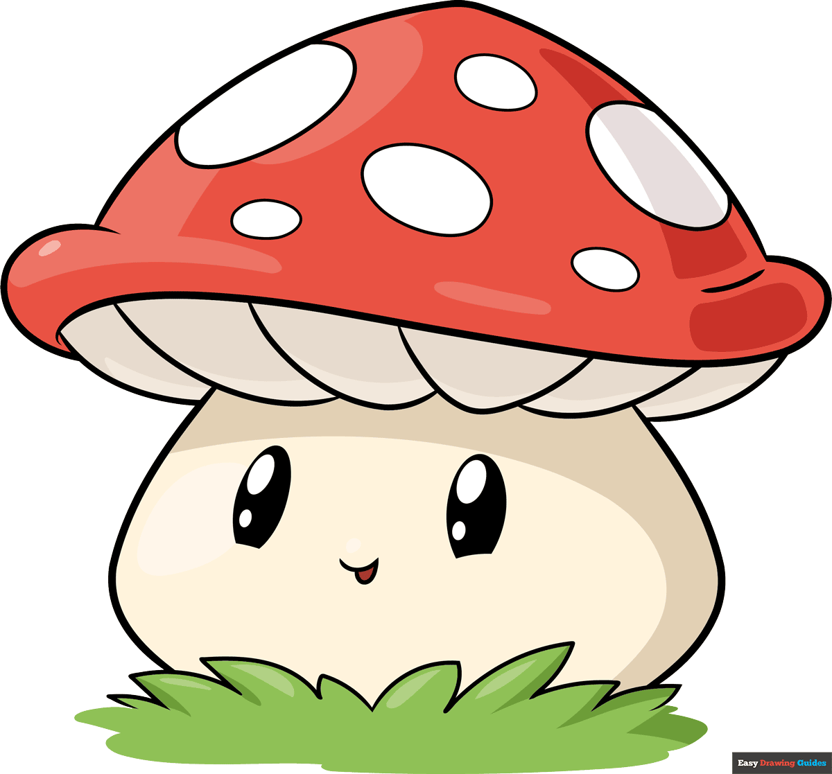 How to Draw a Cute Mushroom Featured Image