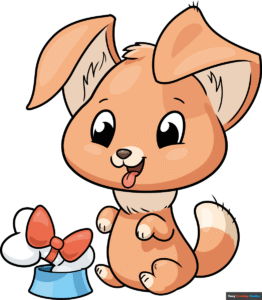 How to draw a Cute Puppy Featured Image
