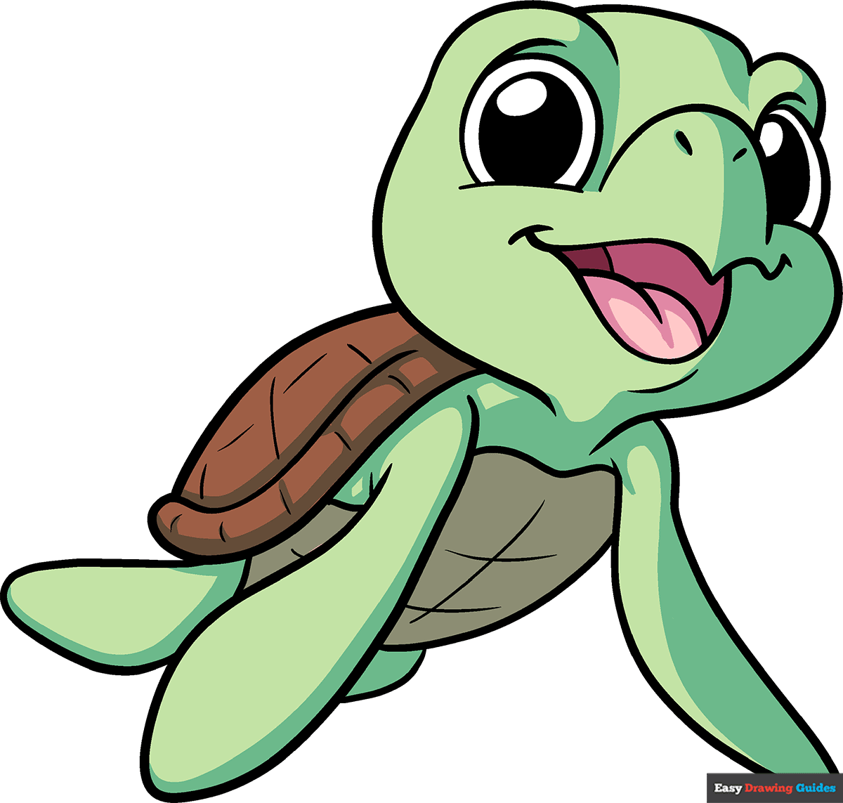 How to Draw a Cute Turtle Featured Image