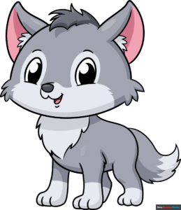 How to Draw a Cute Wolf Featured Image