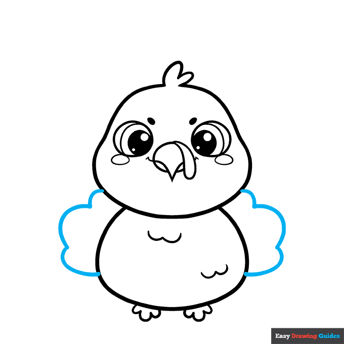 Cute Turkey step-by-step drawing tutorial: step 6