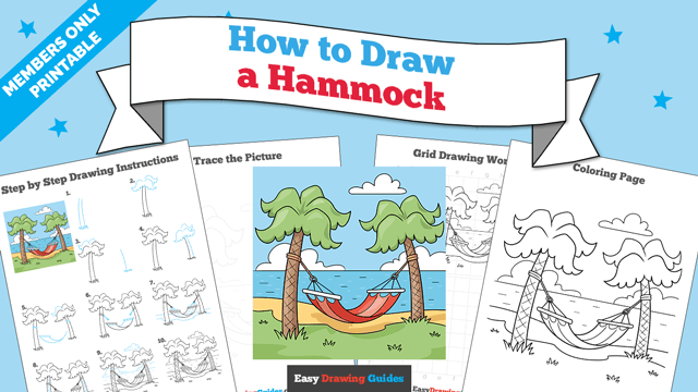 How to Draw a Hammock Printable Thumbnail