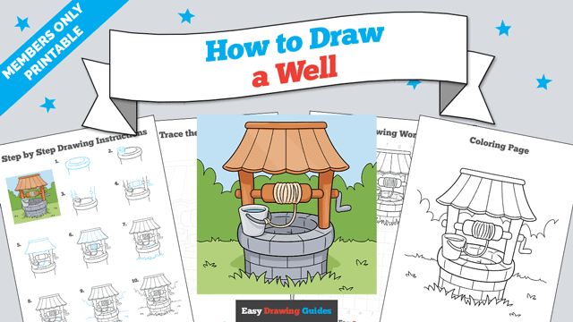 How to Draw a Well Printable Thumbnail