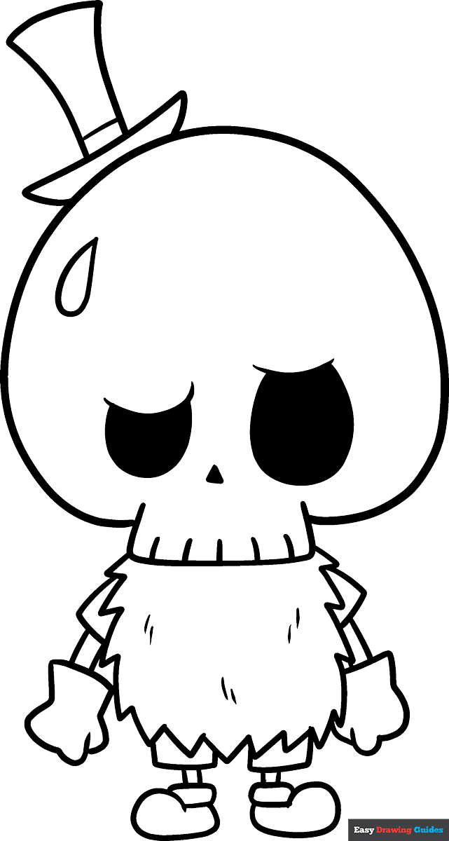 Free printable tycoco the monsters labubu coloring page