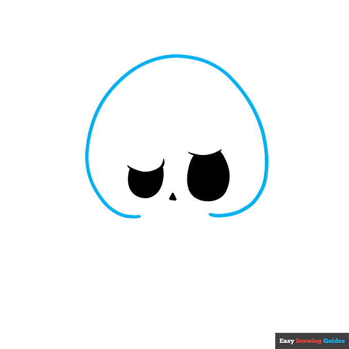 Tycoco - The Monsters Labubu step-by-step drawing tutorial: step 2