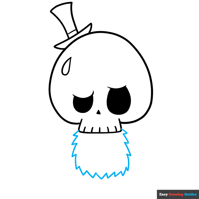 Tycoco - The Monsters Labubu step-by-step drawing tutorial: step 4