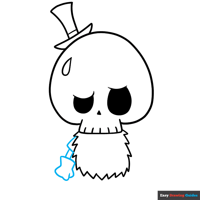 Tycoco - The Monsters Labubu step-by-step drawing tutorial: step 5