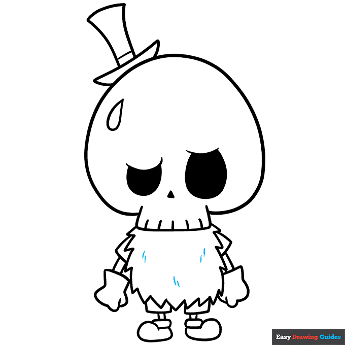 Tycoco - The Monsters Labubu step-by-step drawing tutorial: step 9