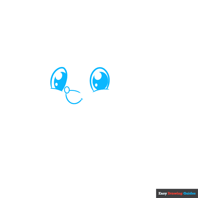 Cute Hedgehog step-by-step drawing tutorial: step 1