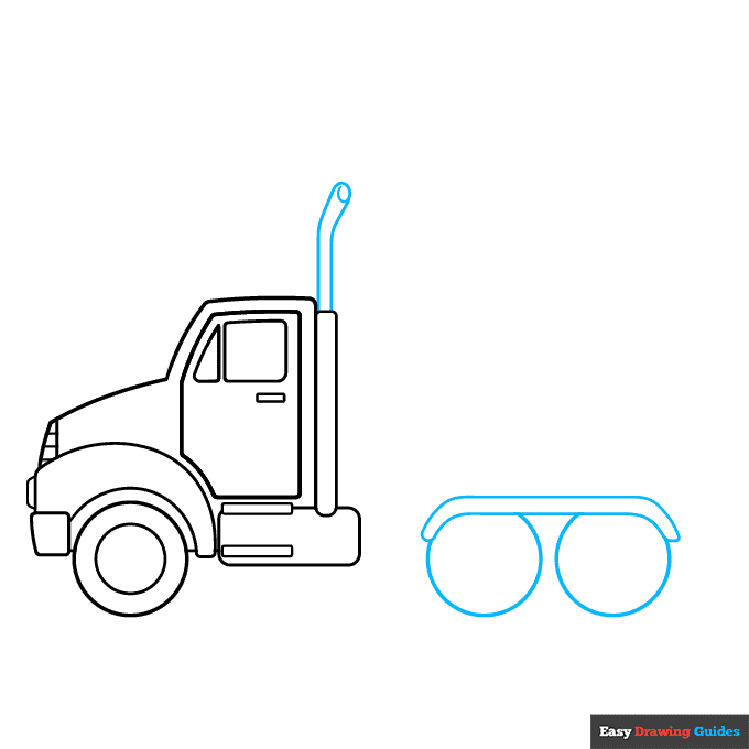 Dump Truck step-by-step drawing tutorial: step 5