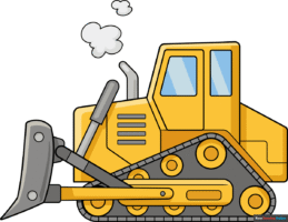 How to Draw a Bulldozer